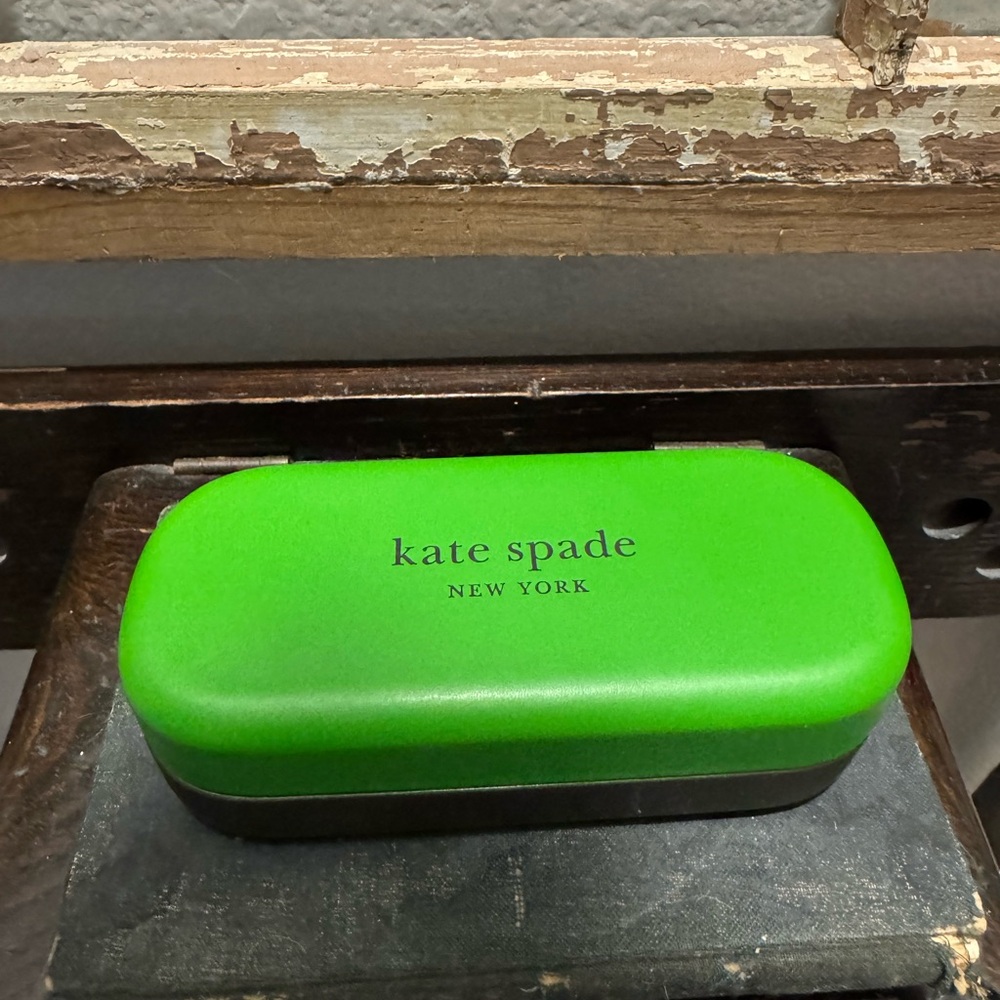 Kate Spade Green Glasses Case
